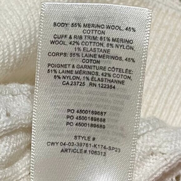 Aritzia White Crew Neck Sweater - Picture 8 of 8